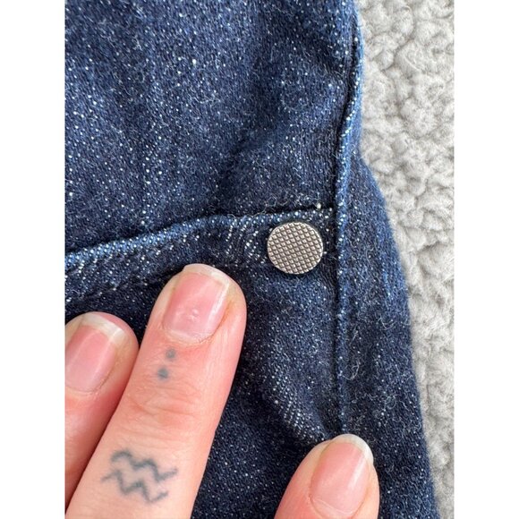 Cabi Trouser Jeans Denim Jeans Size 18 Dark Wash Stretch Wide Leg - Picture 5 of 10